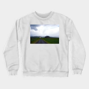 Reyniskirkja Church in Iceland Crewneck Sweatshirt